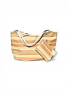 Avon Striped Tote Bag + Matching Coin Purse – 2004